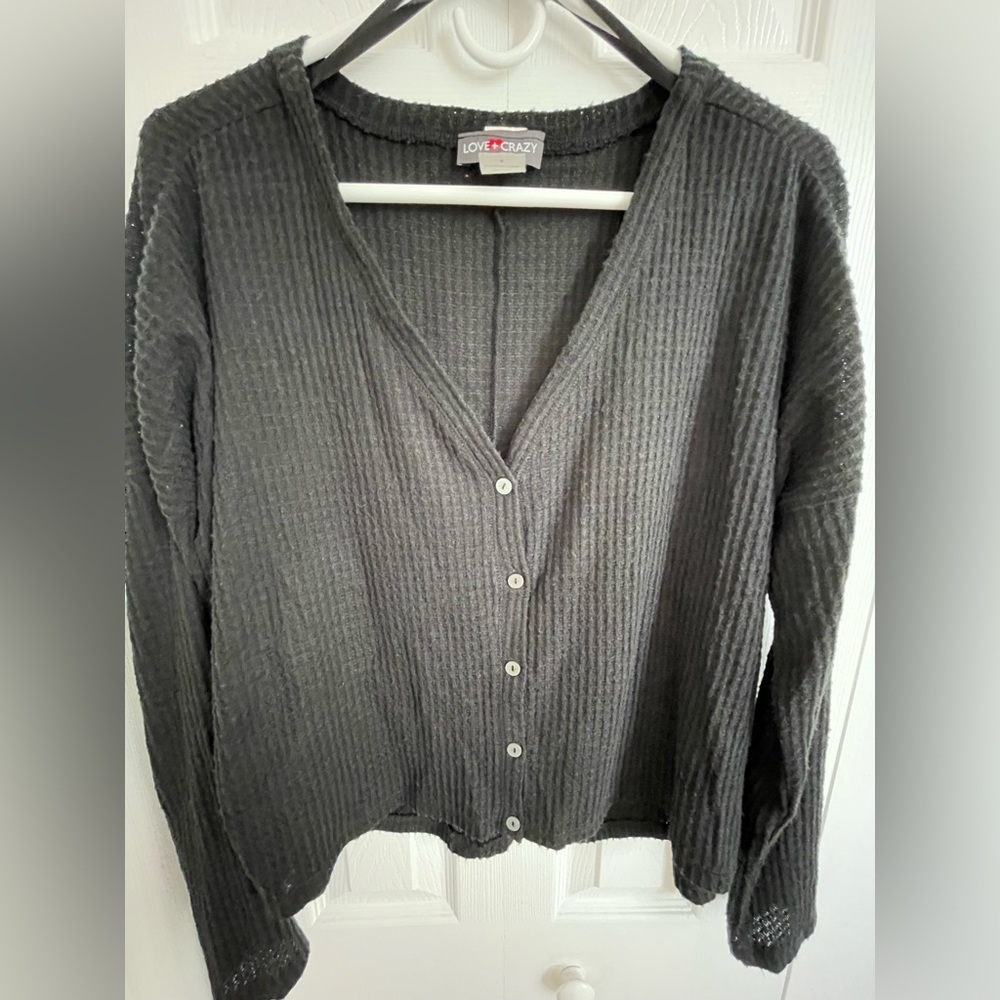 Love + Crazy Black Sweater -3x$30DEAL-